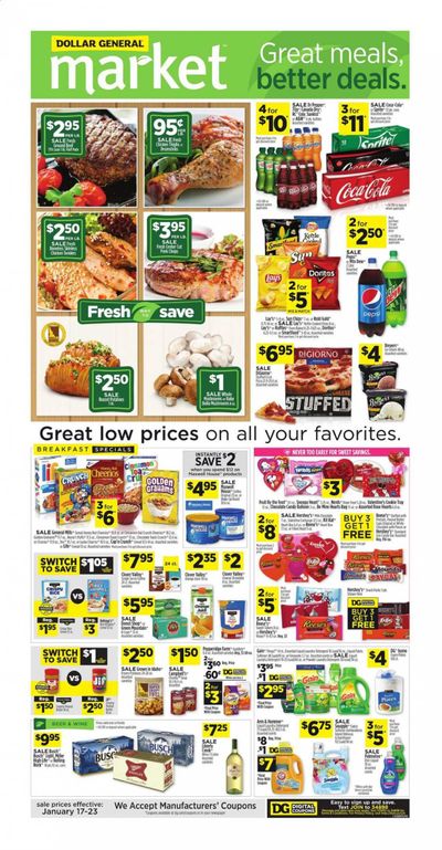 Dollar General (FL) Weekly Ad Flyer January 17 to January 23
