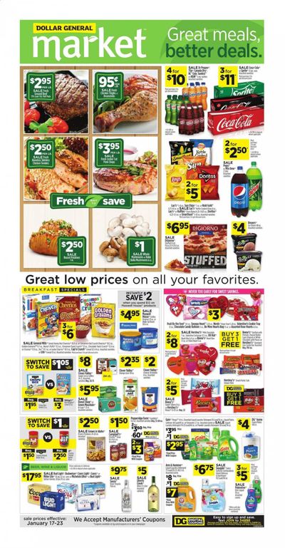 Dollar General (CA) Weekly Ad Flyer January 17 to January 23