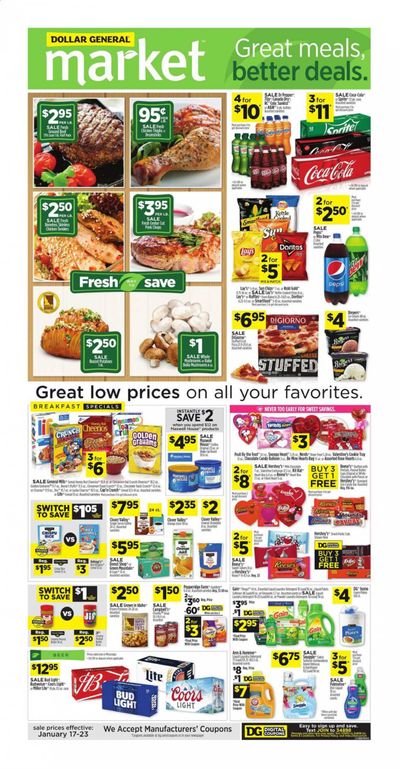 Dollar General (MS) Weekly Ad Flyer January 17 to January 23