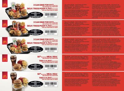 McDonald's Canada Coupons (ON) September 29 to October 6