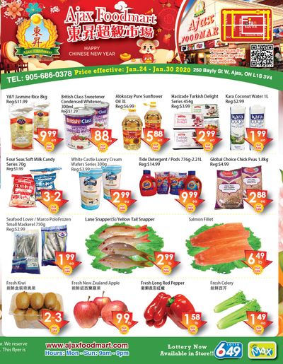 Ajax Foodmart Flyer January 24 to 30