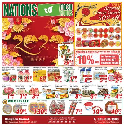 Nations Fresh Foods (Vaughan) Flyer January 24 to 30