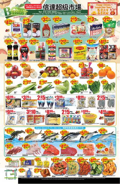 Btrust Supermarket (North York) Flyer January 24 to 30