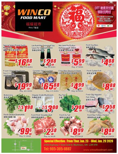 WinCo Food Mart (HWY 7) Flyer January 23 to 29