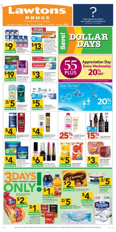 Lawtons Drugs Flyer January 24 to 30