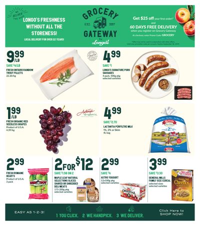 Longo's Grocery Gateway Flyer September 4 to 10