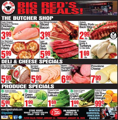 Big Red Markets Flyer January 24 to 30
