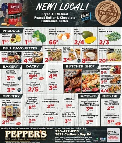 Pepper's Foods Flyer January 19 to 25