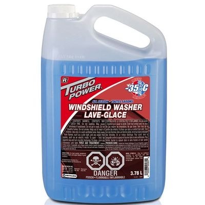 Turbo Power 1-gal All-Season Windshield Washer Fluid on Sale for $1.99 (Save $1.30) at Lowe's Canada