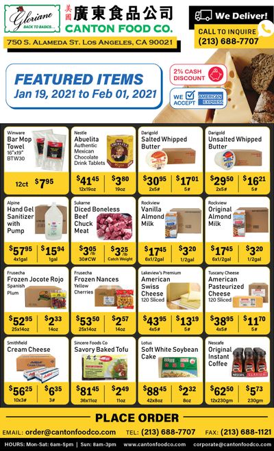 Canton Food Co Weekly Ad Flyer January 19 to February 1, 2021