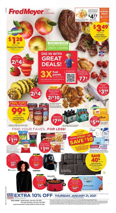 Fred Meyer Weekly Ad Flyer January 20 to January 26