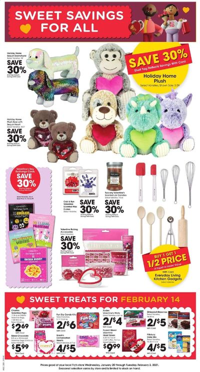 Fry’s Weekly Ad Flyer January 20 to February 2