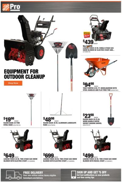 The Home Depot Weekly Ad Flyer January 18 to January 25