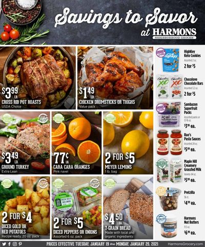 Harmons Weekly Ad Flyer January 19 to January 25
