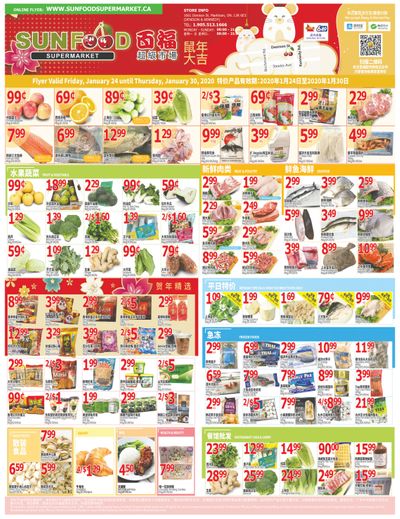Sunfood Supermarket Flyer January 24 to 30