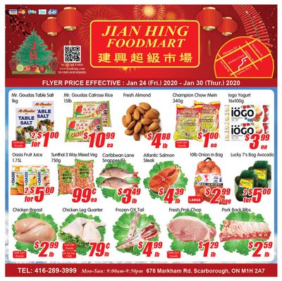 Jian Hing Foodmart (Scarborough) Flyer January 24 to 30