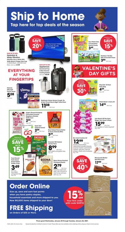 Fred Meyer (DC, DE, NJ, NY, PA, VA) Weekly Ad Flyer January 20 to January 26