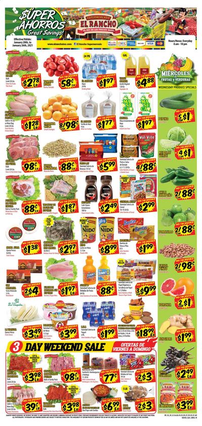 El Rancho (TX) Weekly Ad Flyer January 20 to January 26