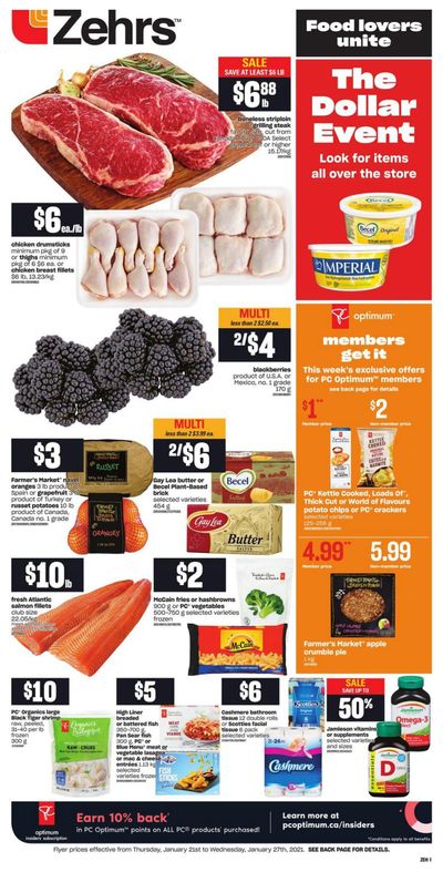 Zehrs Flyer January 21 to 27