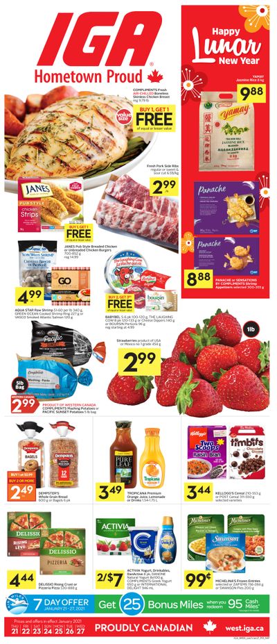 IGA (BC) Flyer January 21 to 27