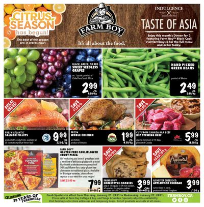 Farm Boy (Toronto) Flyer January 21 to 27