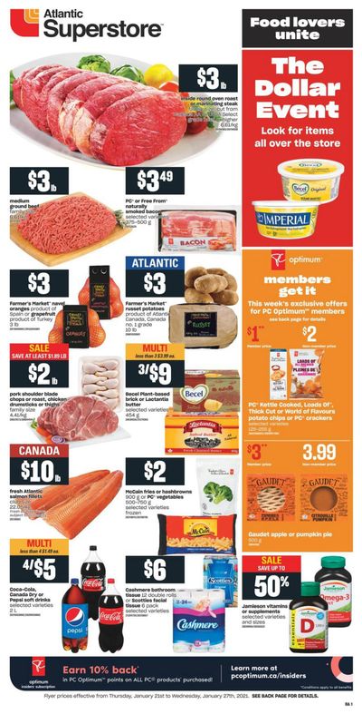 Atlantic Superstore Flyer January 21 to 27