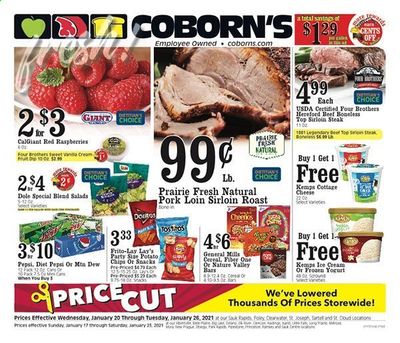 Coborn's (MN, SD) Weekly Ad Flyer January 20 to January 26