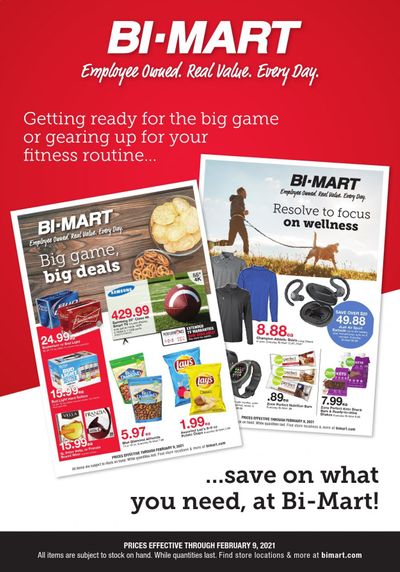 Bi-Mart Weekly Ad Flyer January 20 to February 9