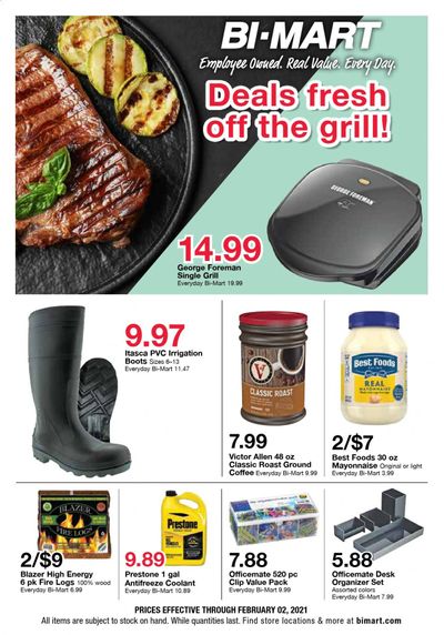 Bi-Mart Weekly Ad Flyer January 20 to February 2