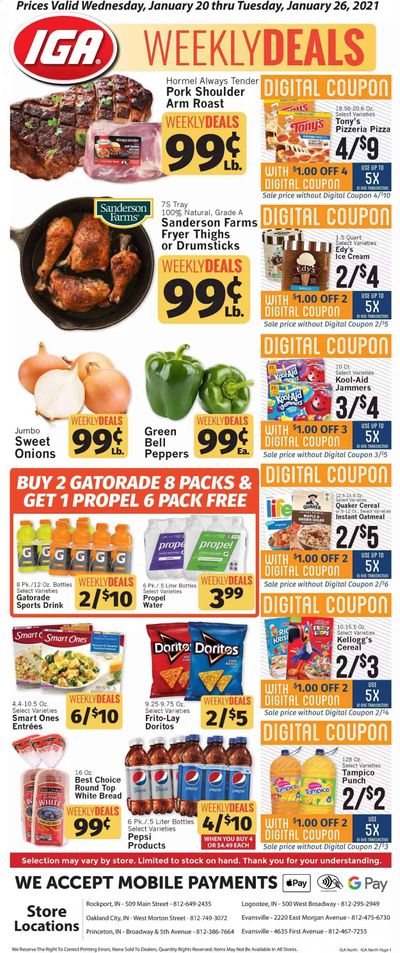IGA Weekly Ad Flyer January 20 to January 26