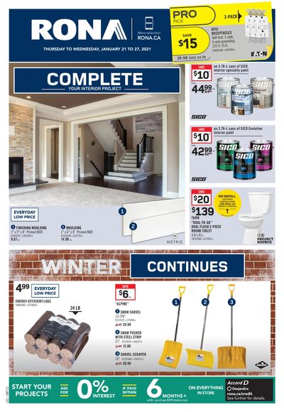 Rona (ON) Flyer January 21 to 27