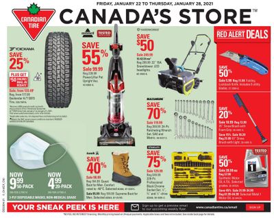 Canadian Tire (ON) Flyer January 22 to 28