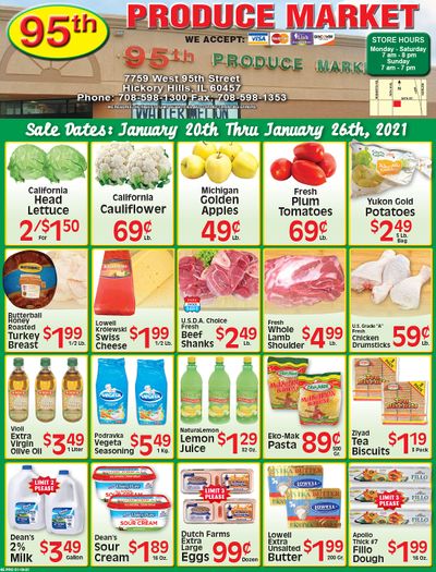 95th Produce Market Weekly Ad Flyer January 20 to January 26, 2021