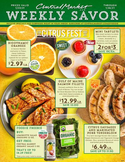 Central Market Weekly Ad Flyer January 20 to January 26, 2021