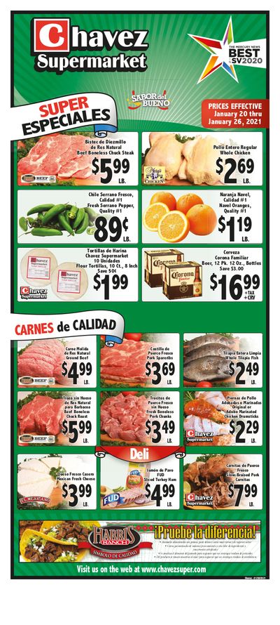 Chavez Weekly Ad Flyer January 20 to January 26, 2021