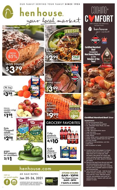 Hen House Weekly Ad Flyer January 20 to January 26, 2021