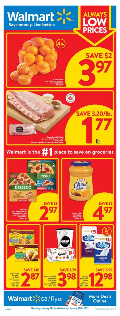 Walmart (Atlantic) Flyer January 21 to 27