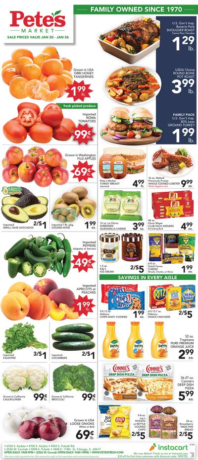 Pete's Fresh Market Weekly Ad Flyer January 20 to January 26, 2021
