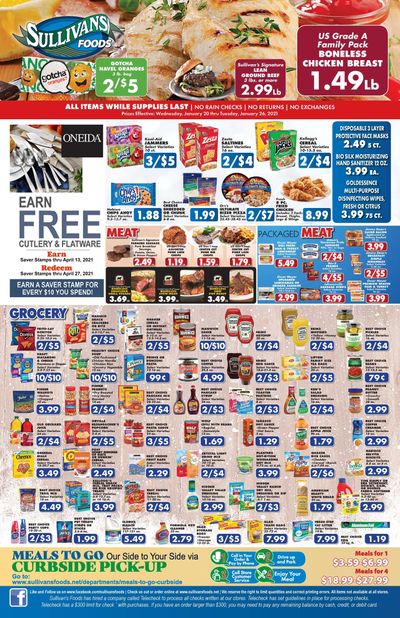 Sullivan's Foods Weekly Ad Flyer January 20 to January 26, 2021