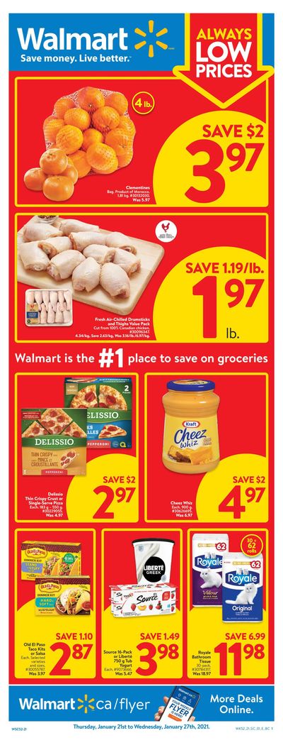 Walmart (West) Flyer January 21 to 27