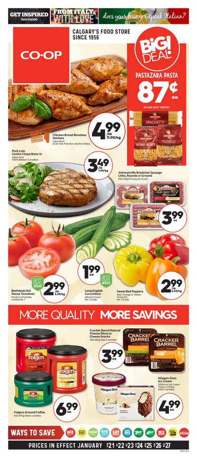 Calgary Co-op Flyer January 21 to 27