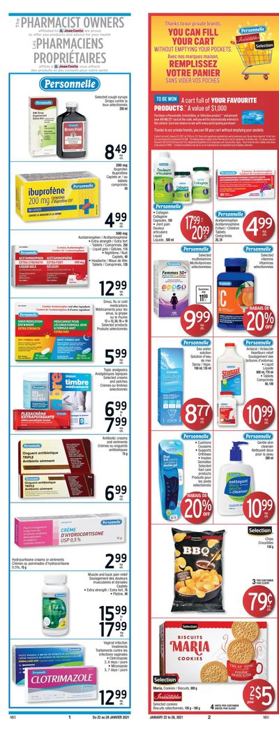 Jean Coutu (NB) Flyer January 22 to 28