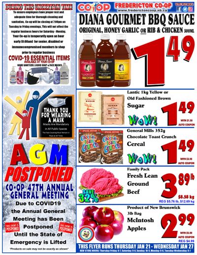 Fredericton Co-op Flyer January 21 to 27