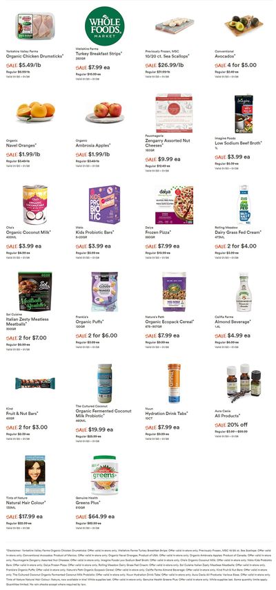 Whole Foods Market (ON) Flyer January 20 to 26