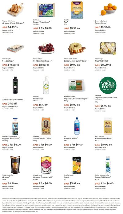 Whole Foods Market (West) Flyer January 20 to 26