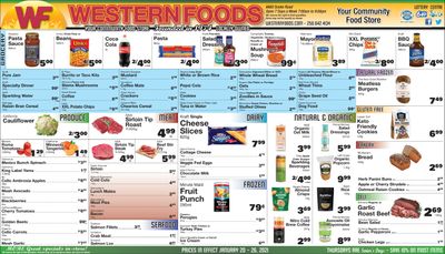 Western Foods Flyer January 20 to 26