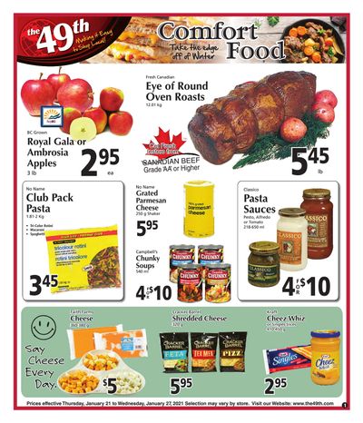 The 49th Parallel Grocery Flyer January 21 to 27