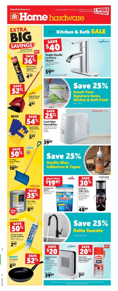 Home Hardware (ON) Flyer January 21 to February 3