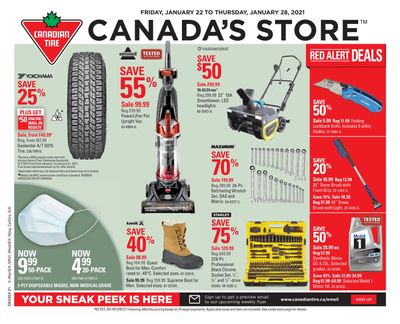Canadian Tire (Atlantic) Flyer January 22 to 28