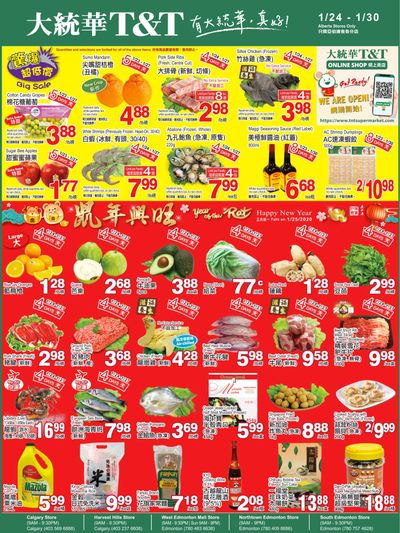 T&T Supermarket (AB) Flyer January 24 to 30